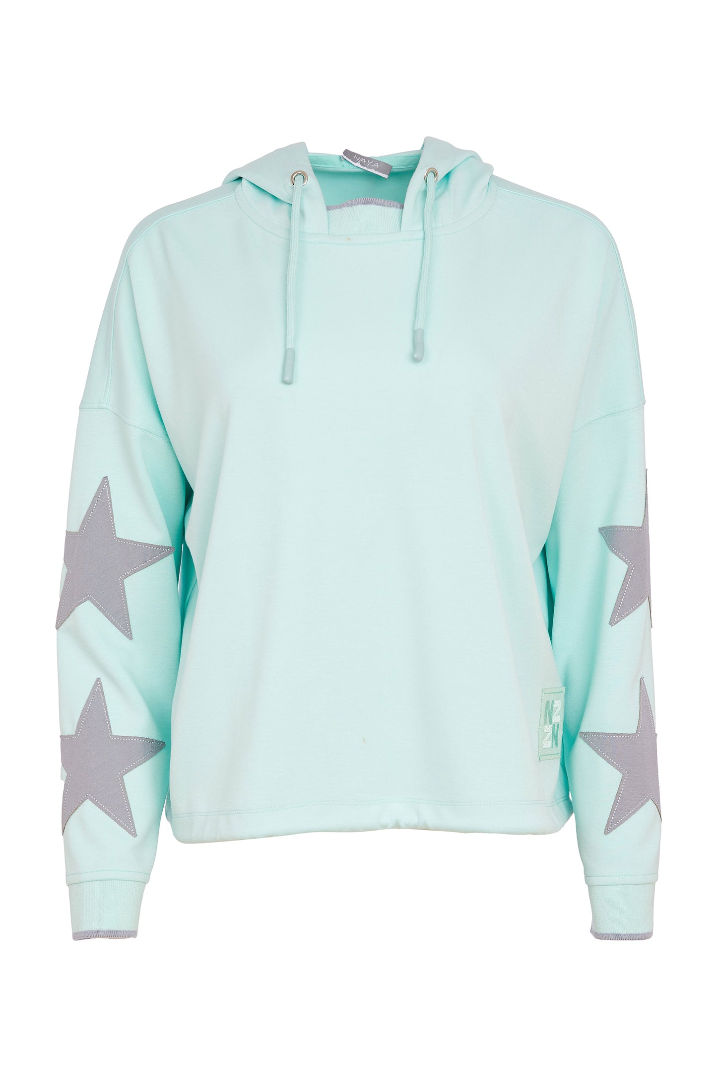 Naya Hooded Top With Contrast Cuff Mint NAS26214-54