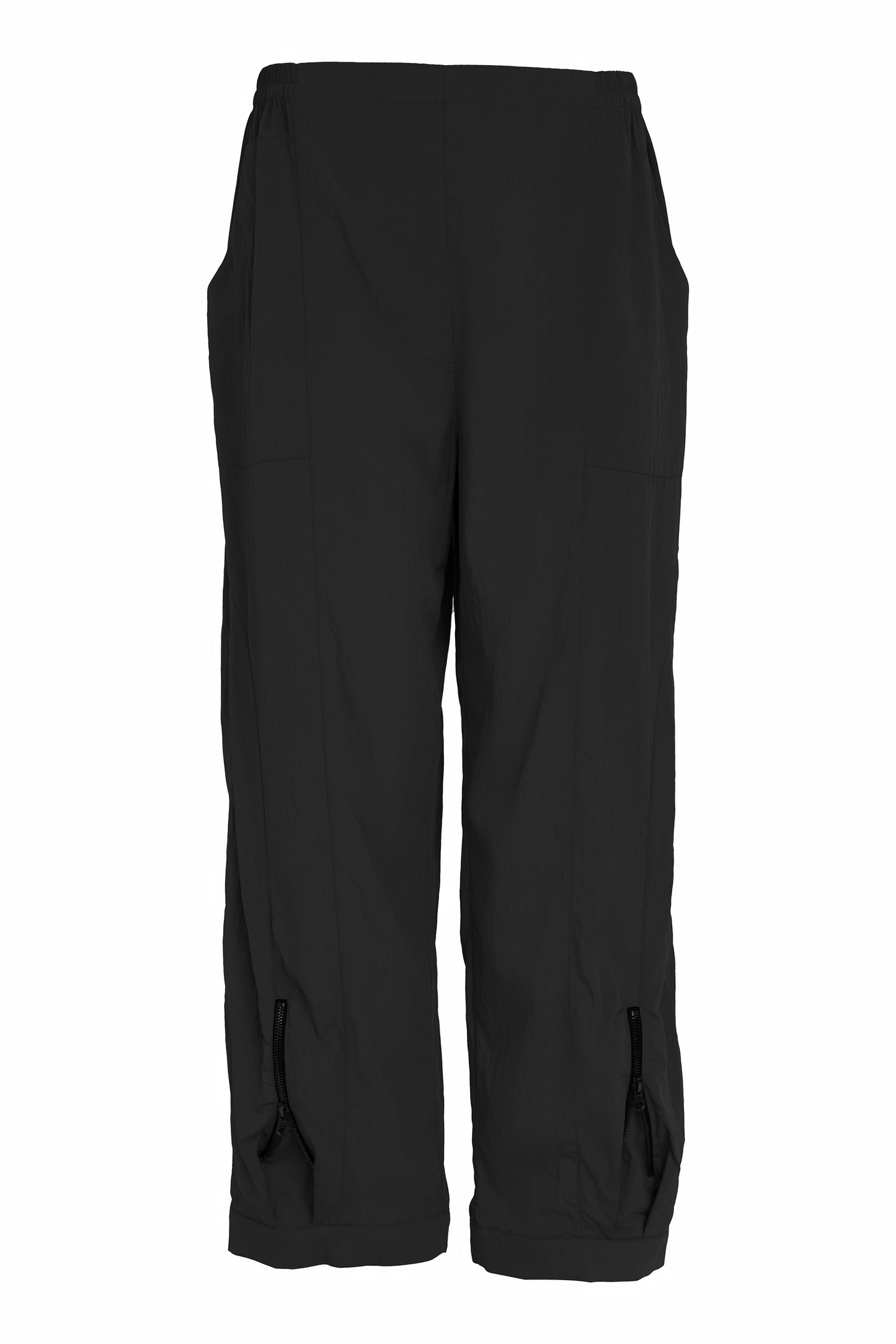 Naya Pull Up Trouser With Zip Detail Black NAS26222-09