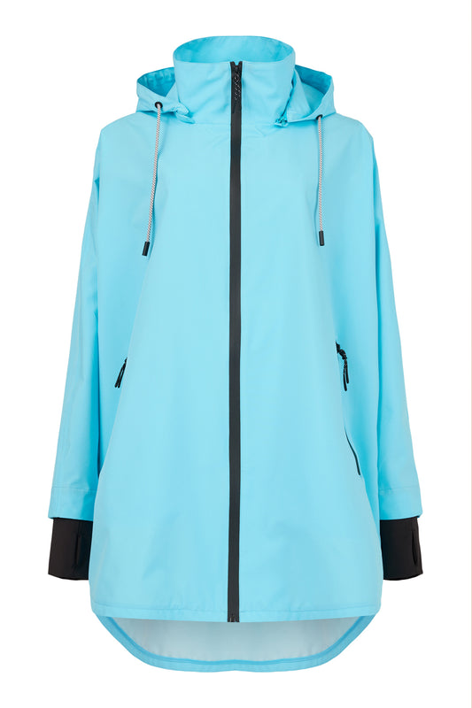 Normann Lightweight Waterproof Rain Jacket Pacific Blue 1094-04-75