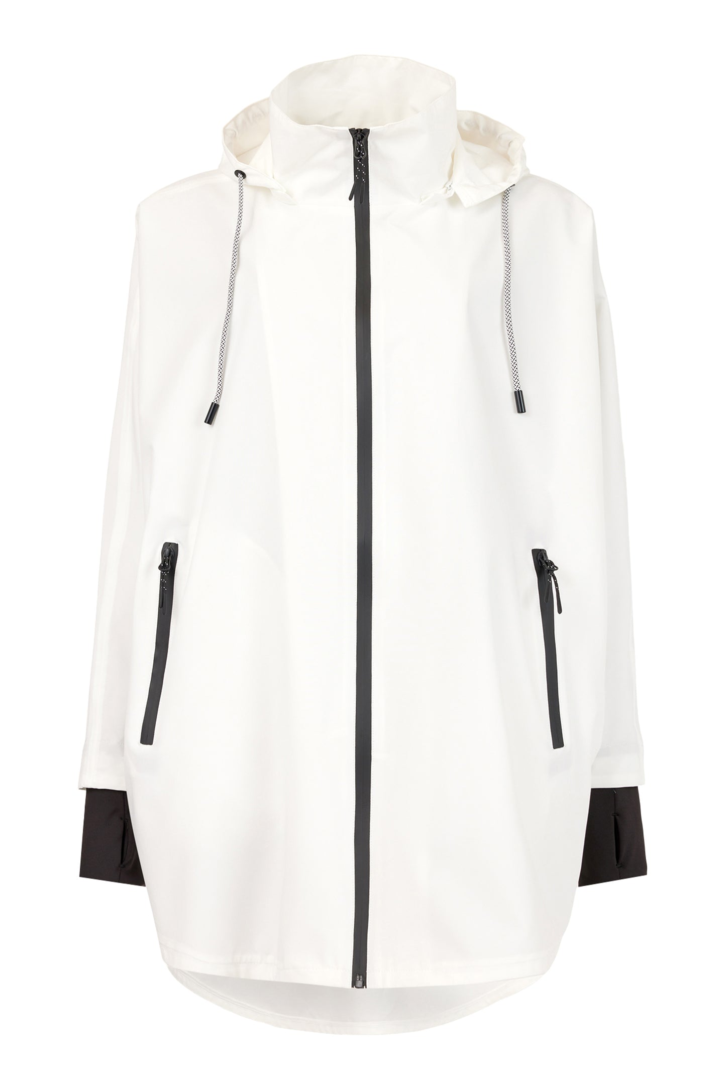 Normann Lightweight Waterproof Rain Jacket Off White 1094-04-12