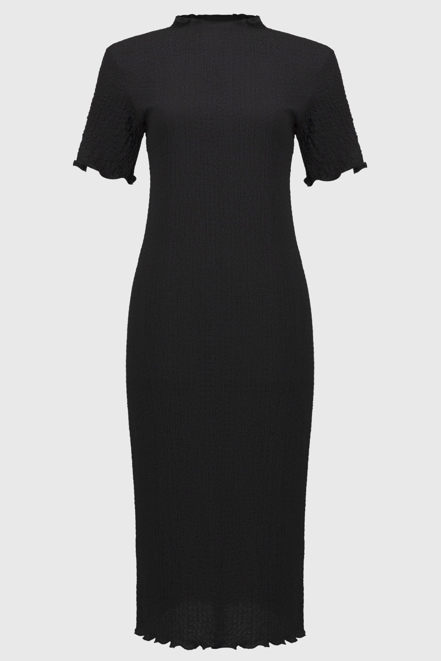 Joseph Ribkoff  Novelty Knit Midi Sheath Dress Black 251261-11