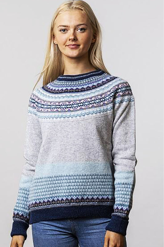 ERIBE Alpine Merino Wool and Angora Sweater Arctic P3974