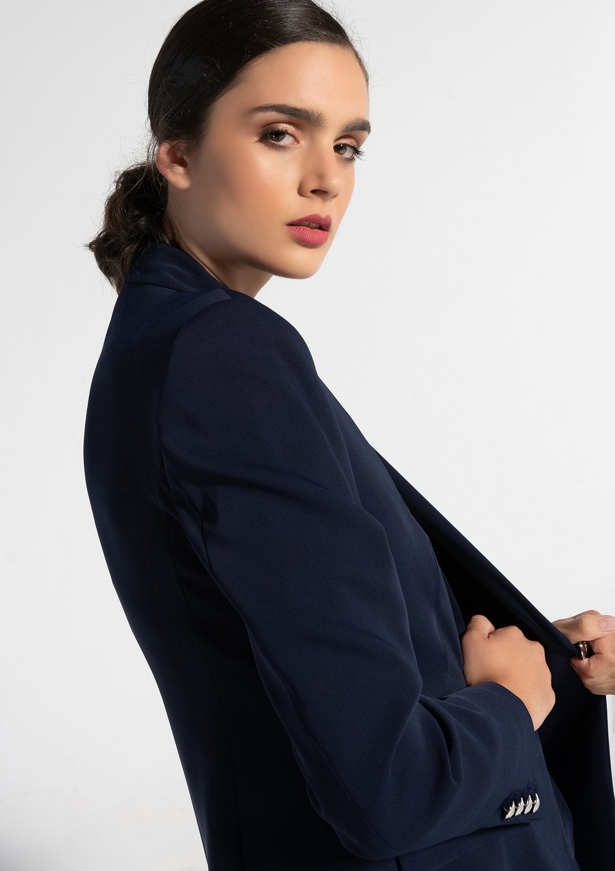 Bariloche Tailored Blazer Navy Palaos