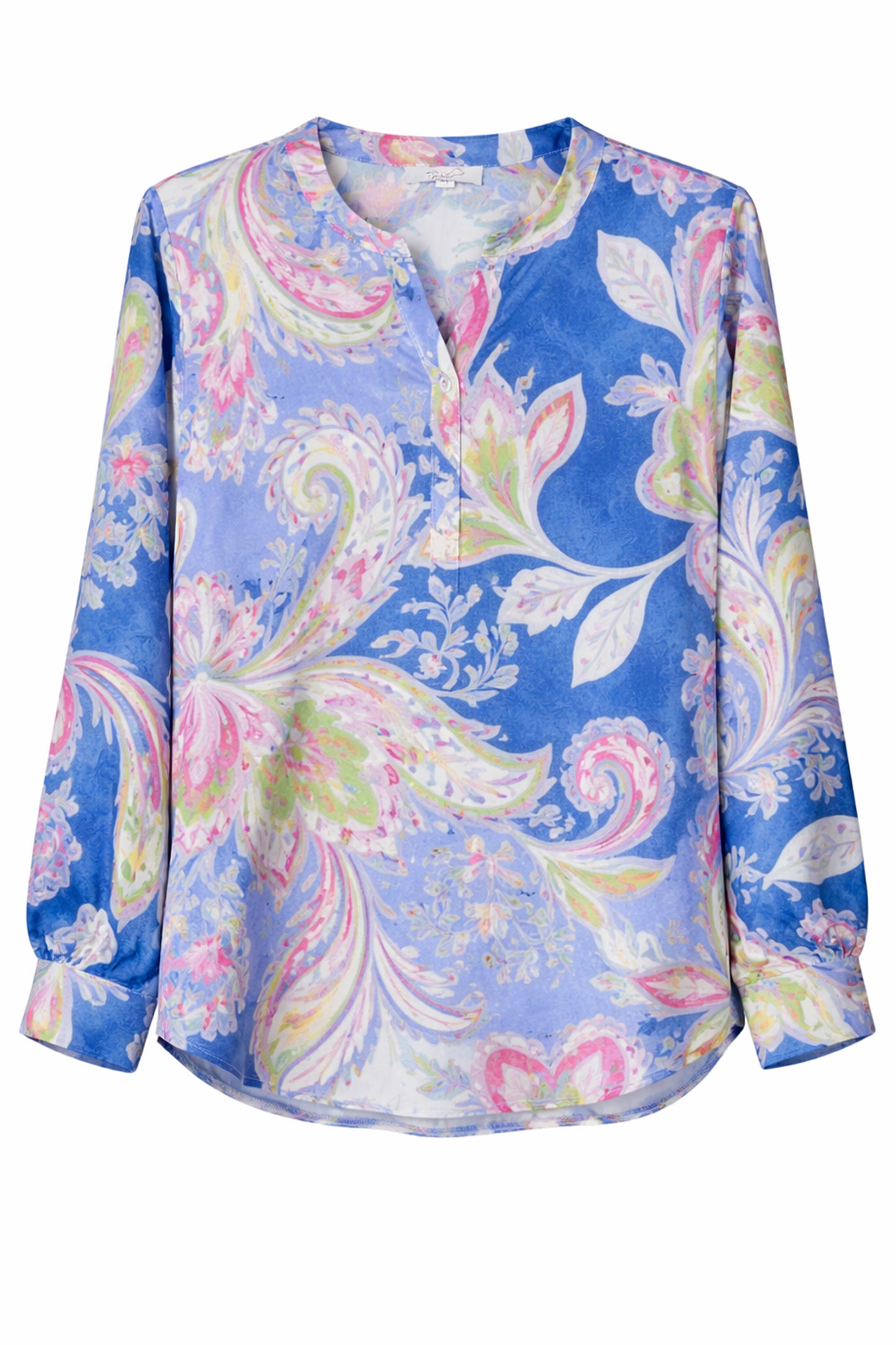 R.O.B by Godske Floral Print Hannah Blouse Palace Blue 56437-55129-650