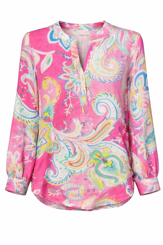 R.O.B by Godske Floral Print Hannah Blouse Pink 56437-55129-430