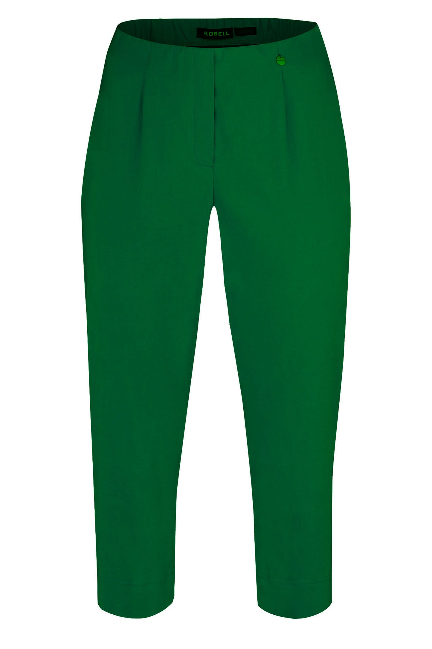 Robell Marie 07 Capri Trousers Golf Green 51576-5499-85