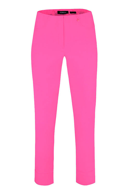Robell Bella 09 Trousers Flamingo Pink 51568-5499-430