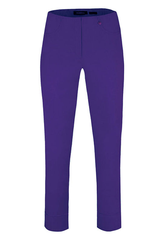 Robell Bella 09 Trousers Dark Lilac 51568-5499-50