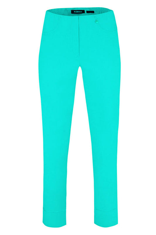 Robell Bella 09 Trousers Sea Green 51568-5499-730