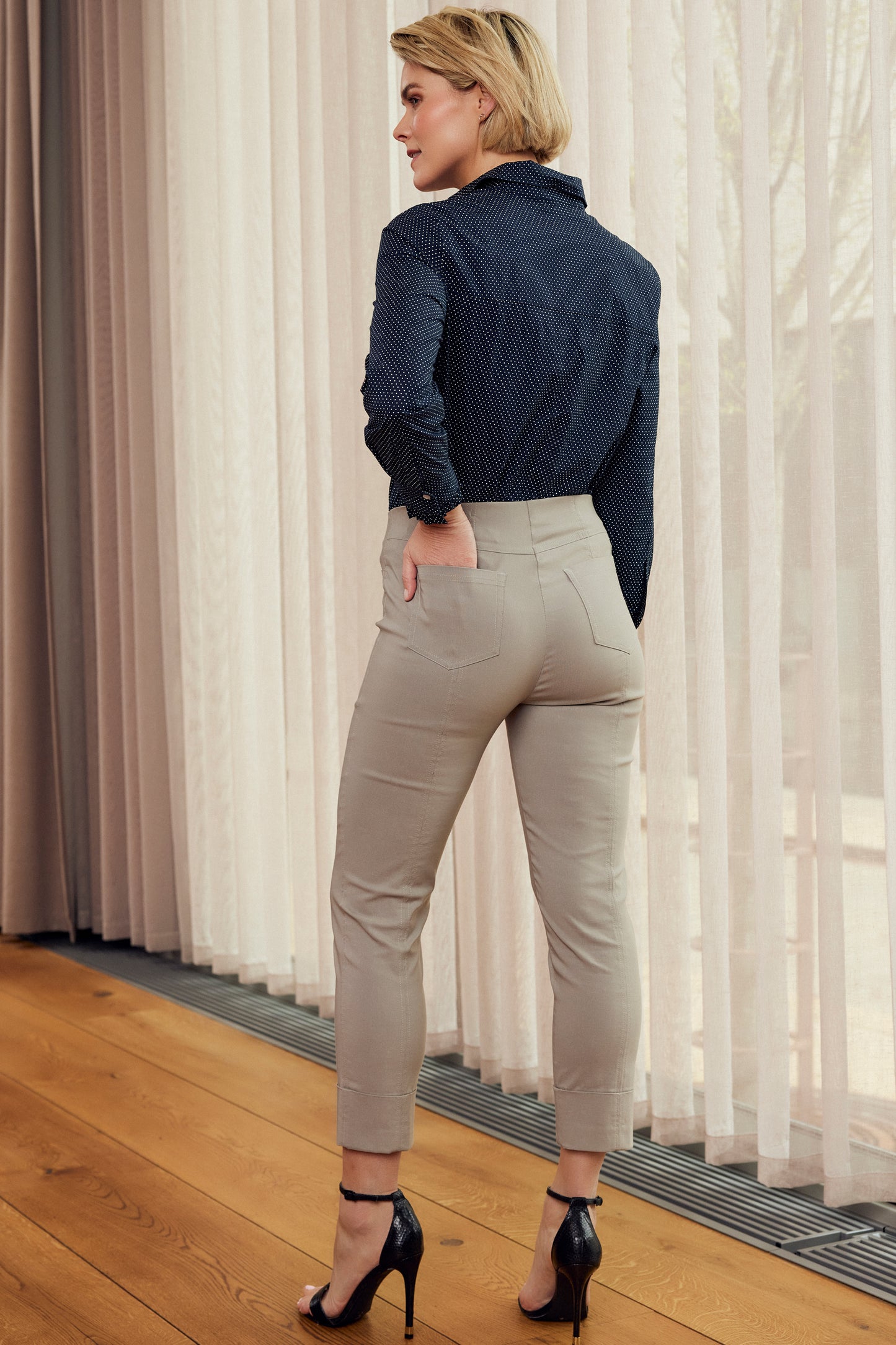Robell Bella 09 Trousers Sand 51568-5499-13