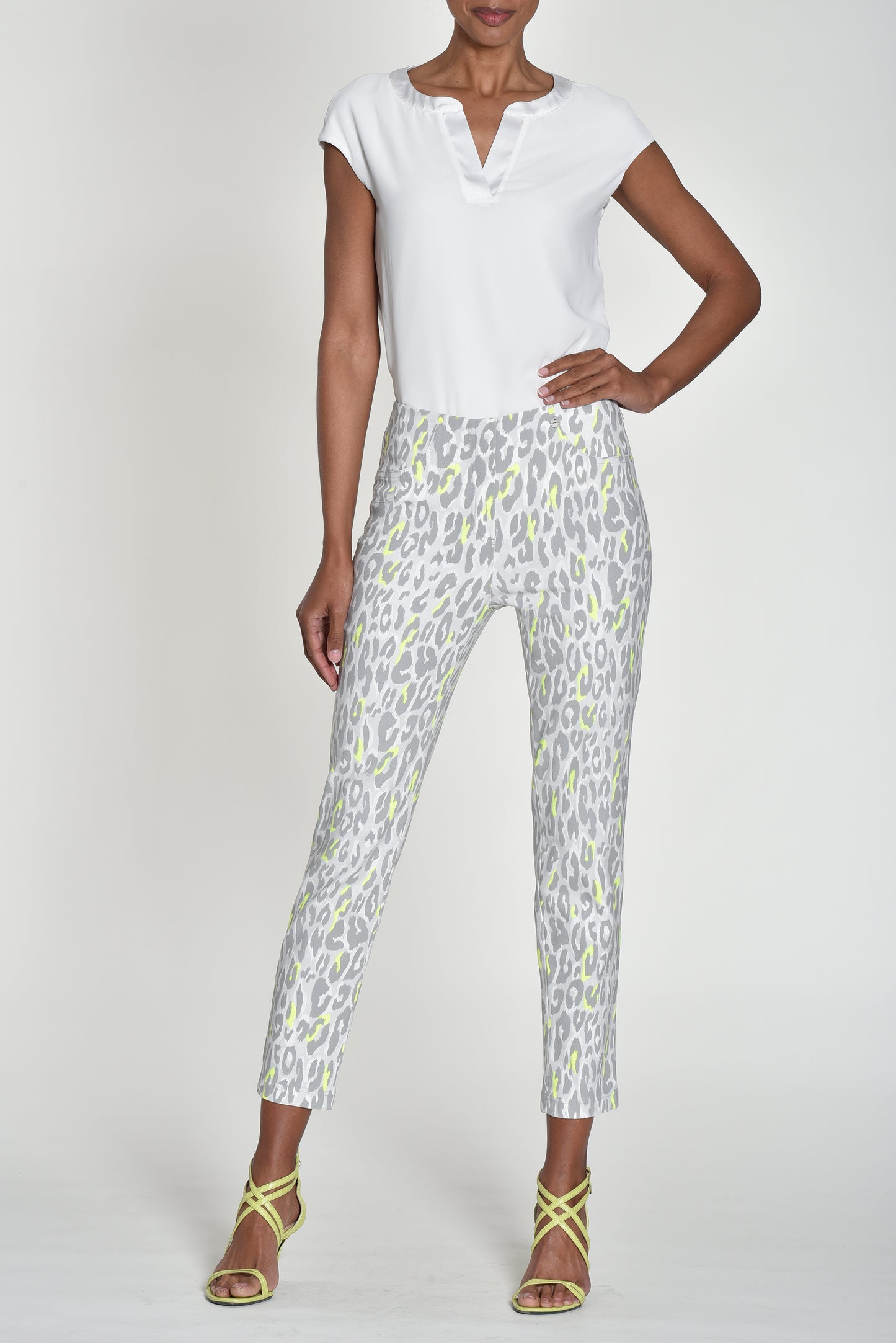 Robell Bella 09 Animal Print Jeans 51560-54827-101