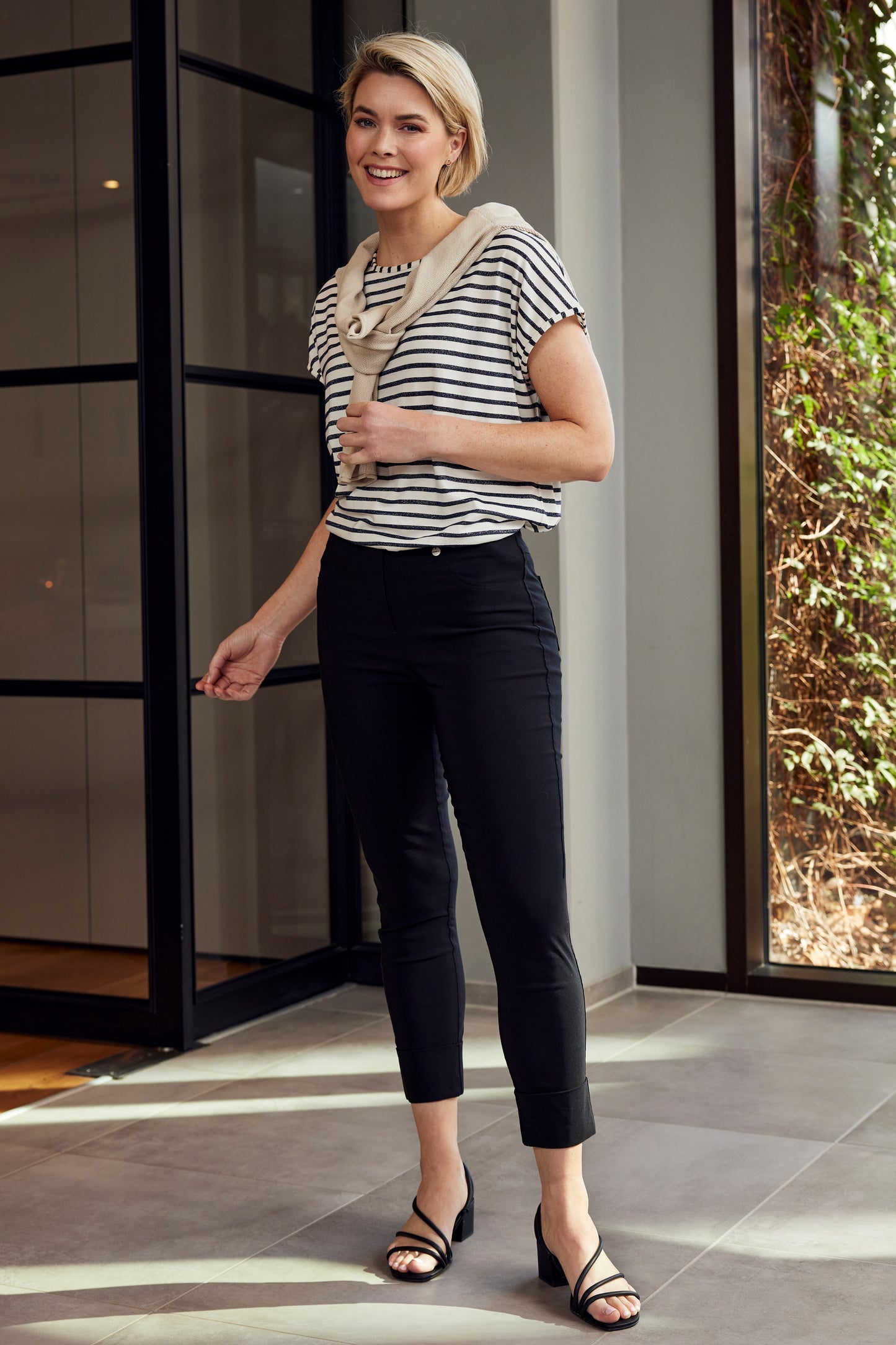 Robell Bella 09 Trousers Black 51568-5499-90