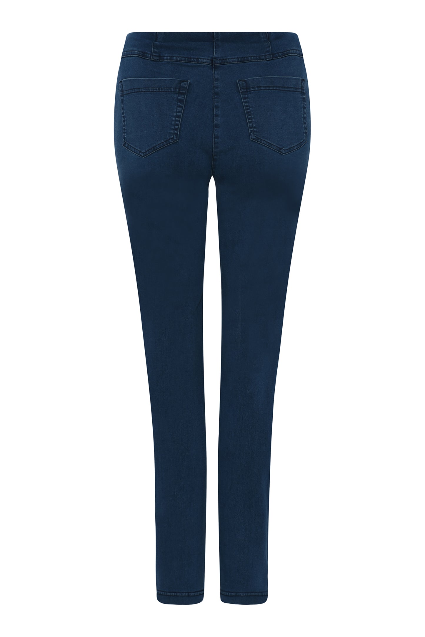 Robell Bella Slim Fit Full Length Pocket Jeans Denim Blue 52560-5448-64 - 31" Leg