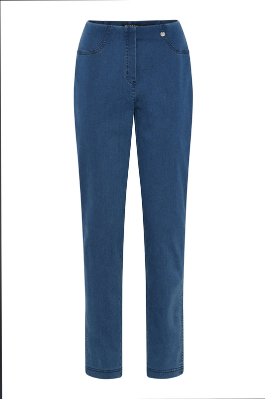 Robell Bella Jeans Short Length 51580-5448-64S - 29" Leg