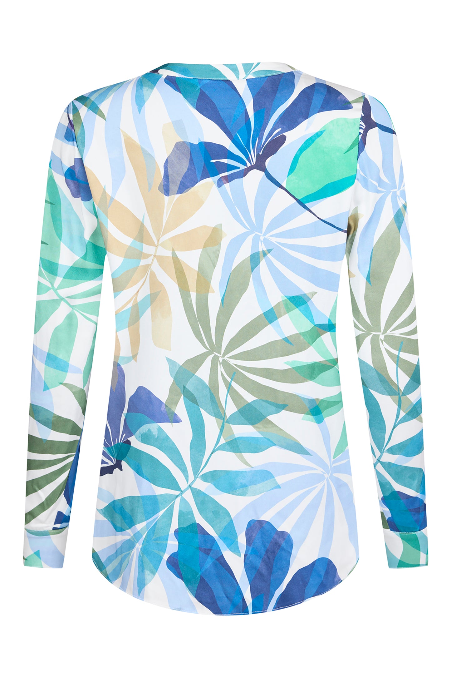 R.O.B by Godske Floral Print Hannah Blouse Palace Blue 56437-55139-65