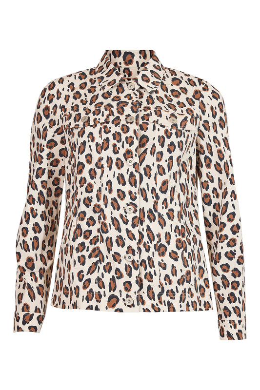 Robell Animal Print Happy Jacket Multi 57641-5655-14