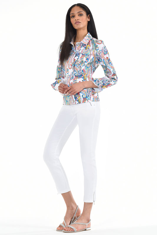 Robell Happy Jacket Paisley Print 57641-54310-10