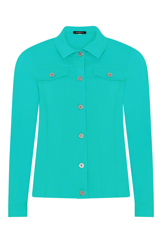 Robell Happy Jacket Peacock Blue 57609-5499-760