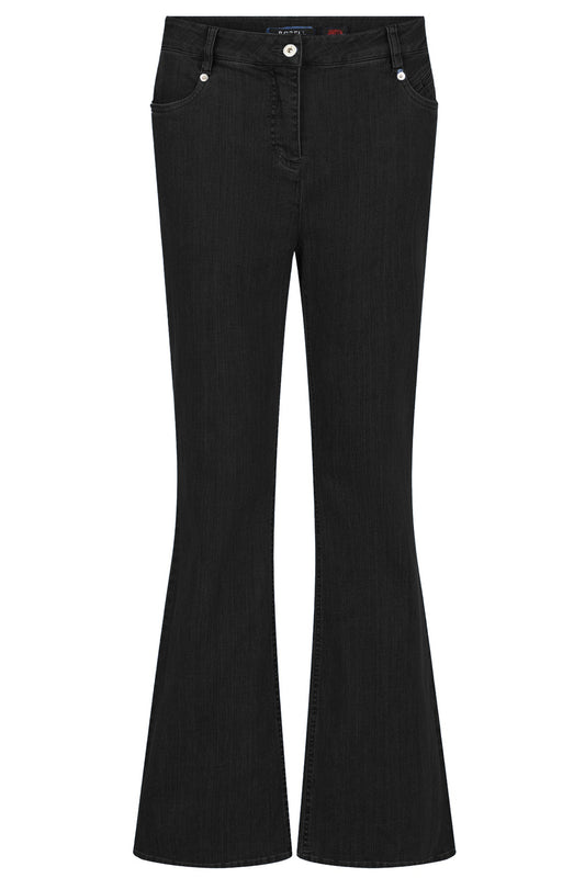 Robell Joella Flared Jeans Black 52459-5459-90