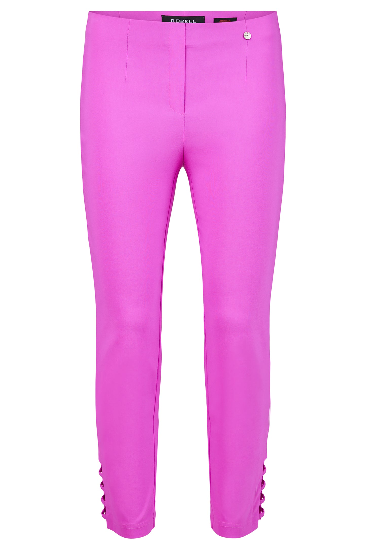 Robell Lena 09 Cut Out Detail Trousers Pink 52550-5499-435