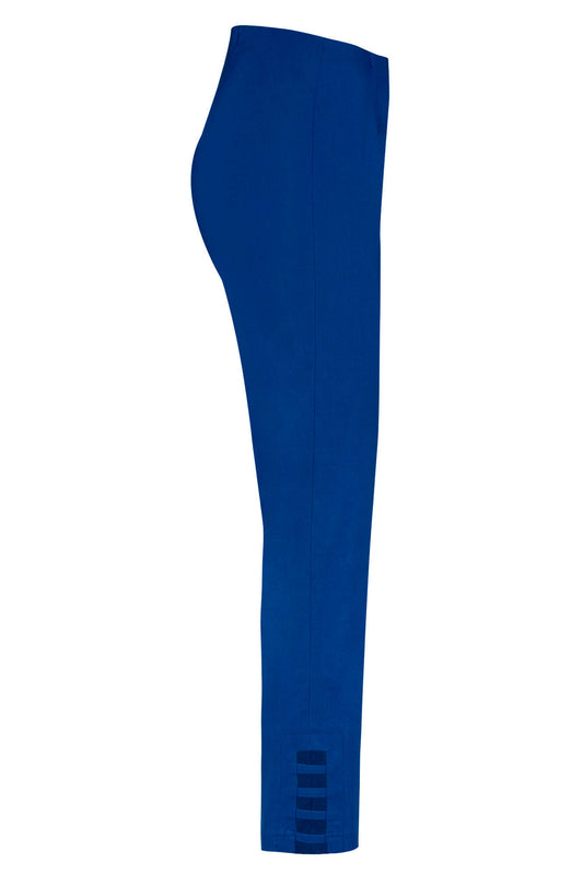 Robell Lena 09 Cut Out Detail Trousers Royal Blue 52550-5499-67