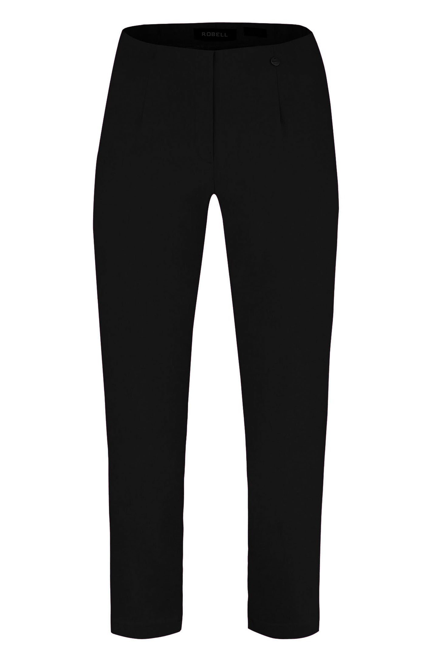 Robell Lena 09 Cut Out Detail Trousers Black 52550-5499-90