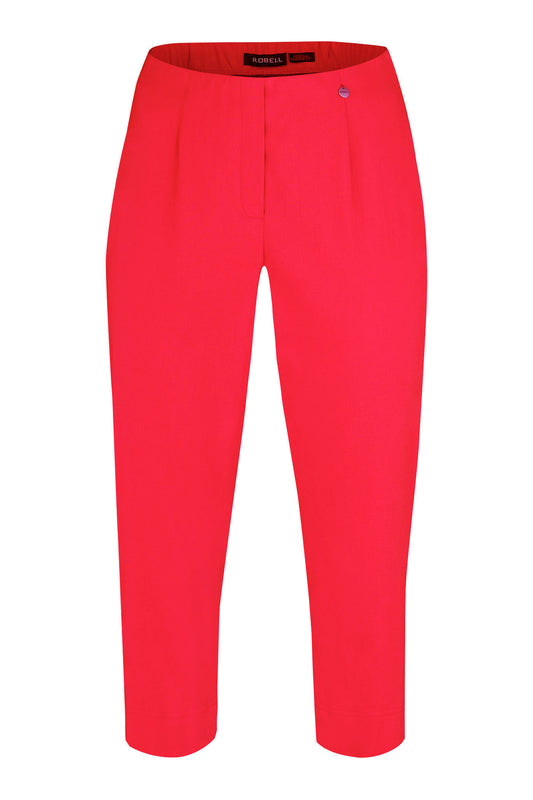 Robell Marie 07 Capri Trousers Coral 51576-5499-33