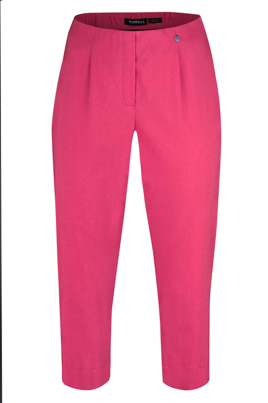Robell Marie 07 Capri Trousers Pink 51576-5499-431