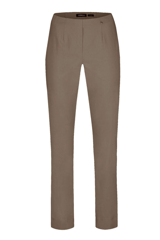 Robell Marie Full Length Trousers Mink 51412-5499-16