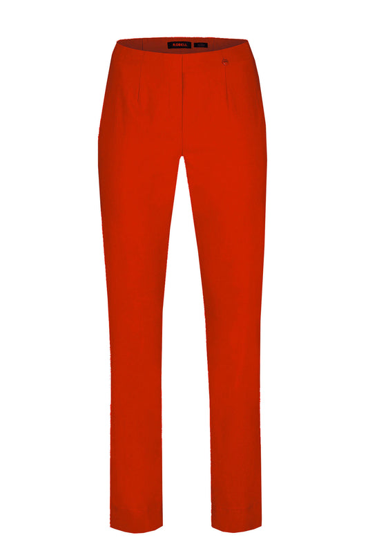 Robell Marie Full Length Trousers Red 51412-5499-40