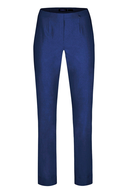 Robell Marie Full Length Trousers Demin Blue 51412-5499-68