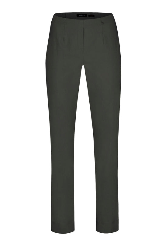 Robell Marie Full Length Trousers Elephant Grey 51412-5499-97