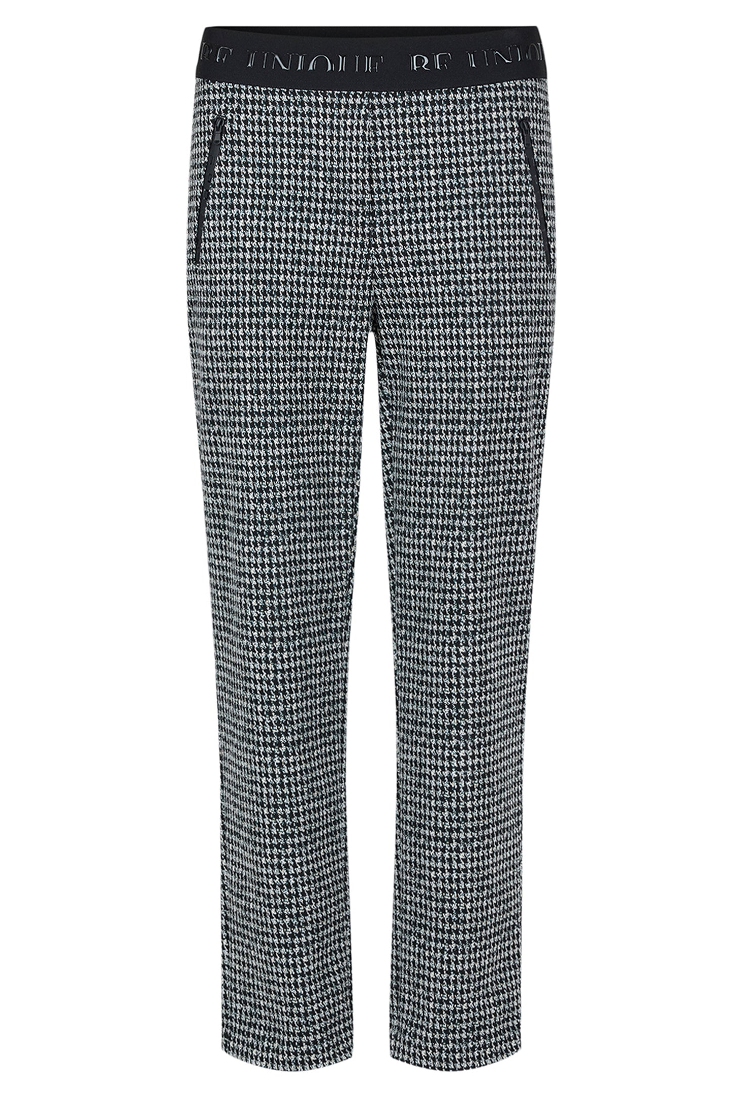 Robell Nelly Check Print Trousers 53446-55184-99