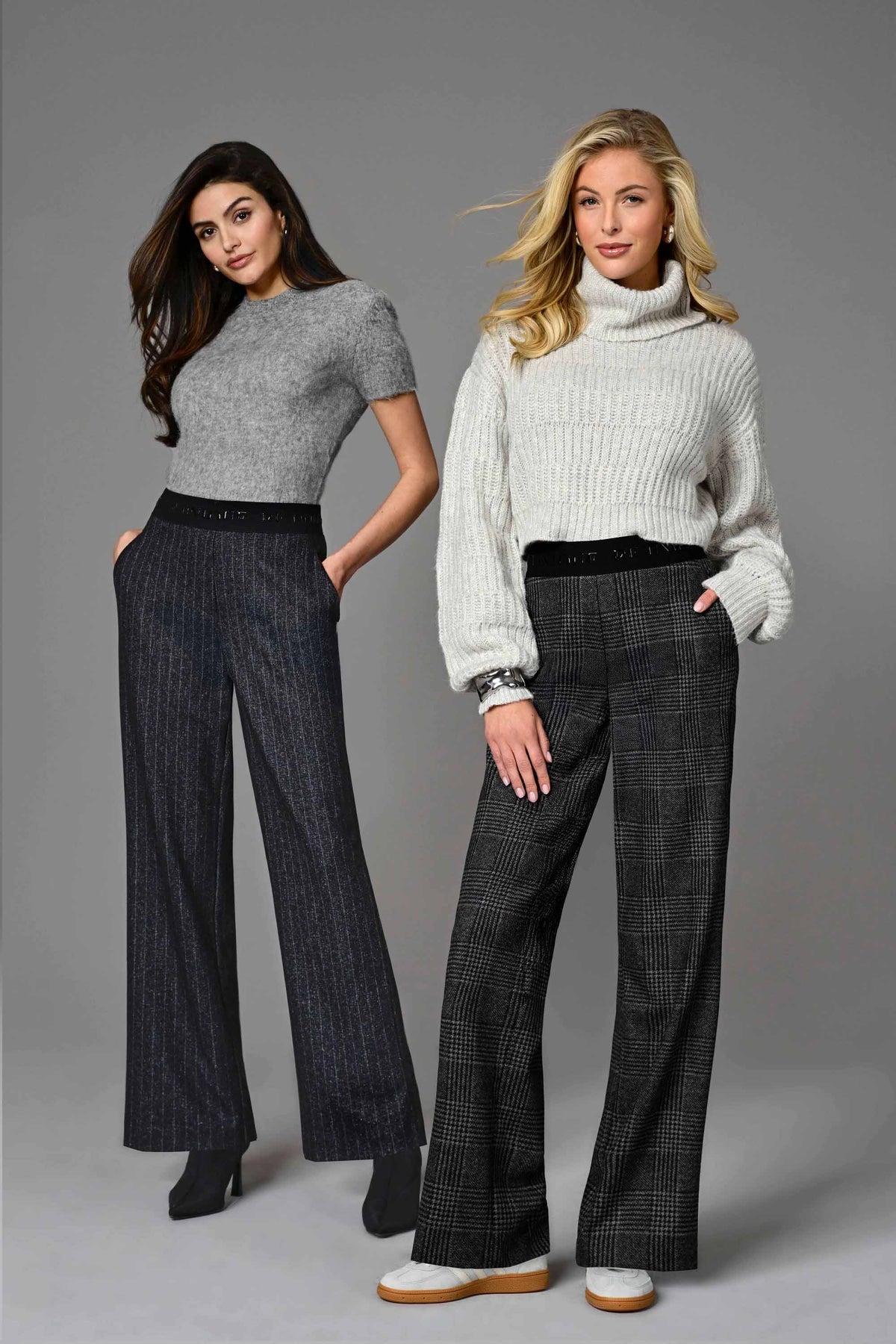 Robell Britt Pin Stripe Trousers 53638-55211-99