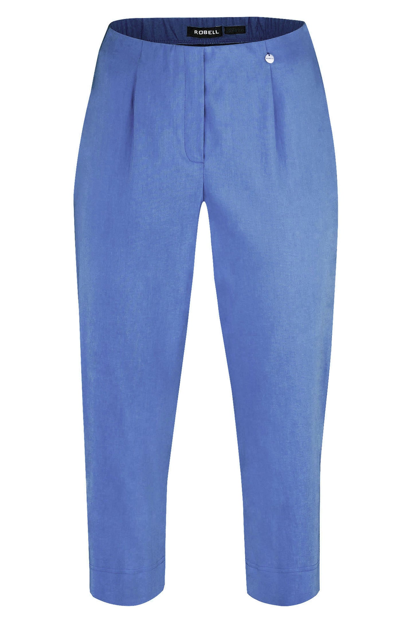 Robell Marie 07 Capri Trousers Azure Blue 51576-5499-600