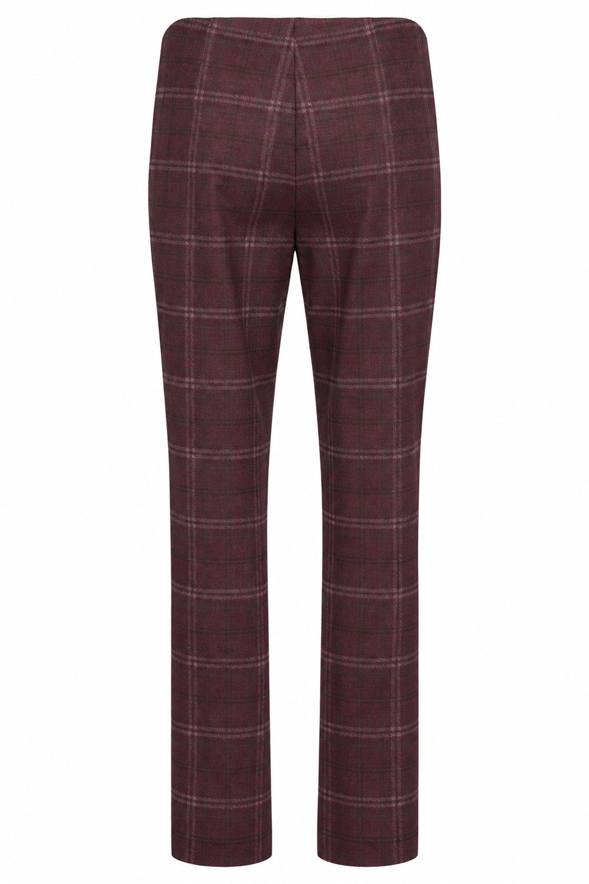 Robell Mimi Red Print Trousers 52499-55228-40