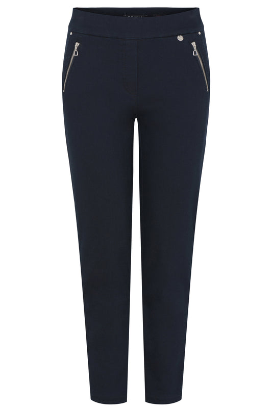 Robell Nena 09 Crop Skinny Fit Jeans Navy 52489-5448-69