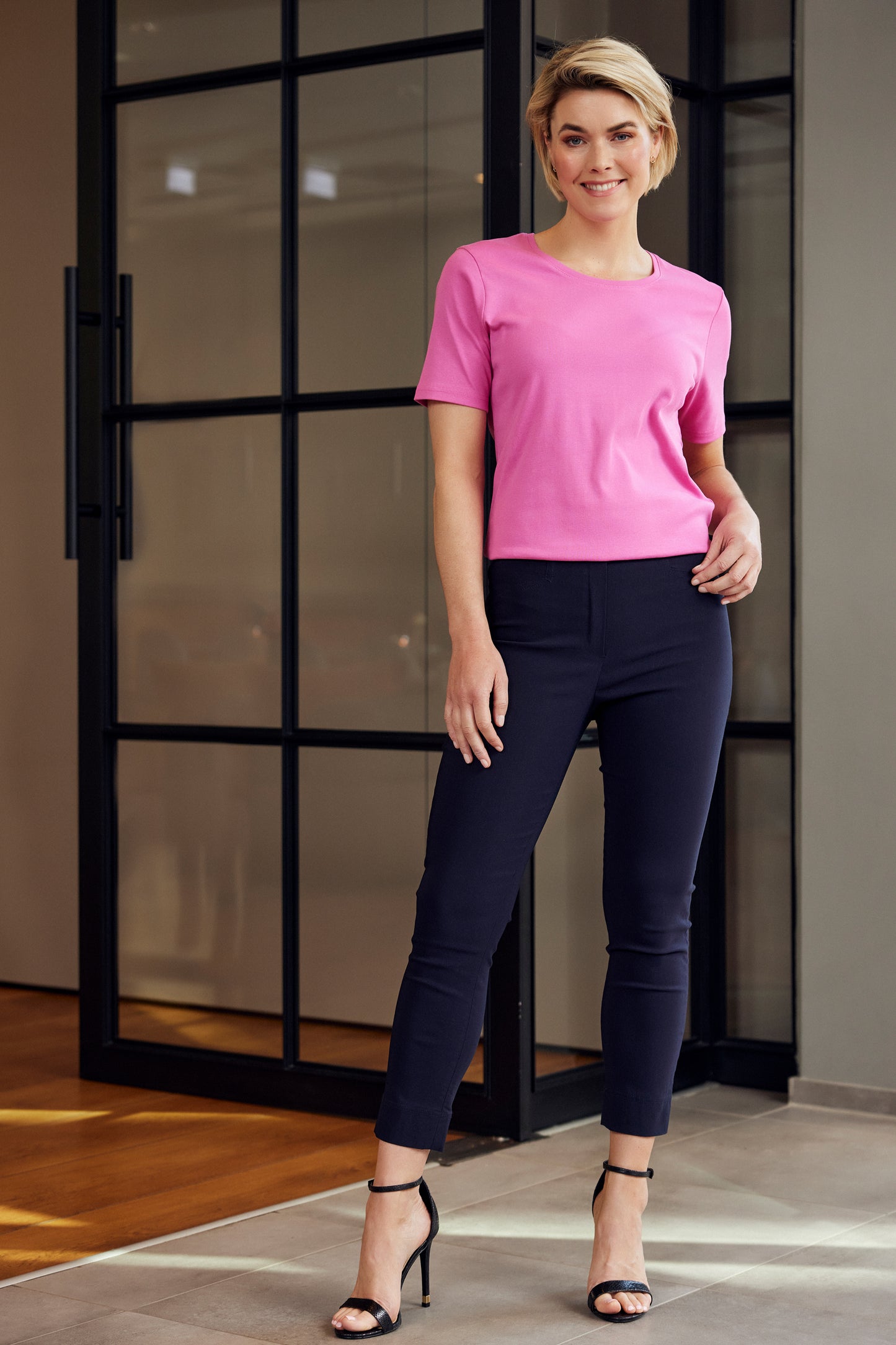 Robell Rose 09 Trousers Navy 51527-5499-69