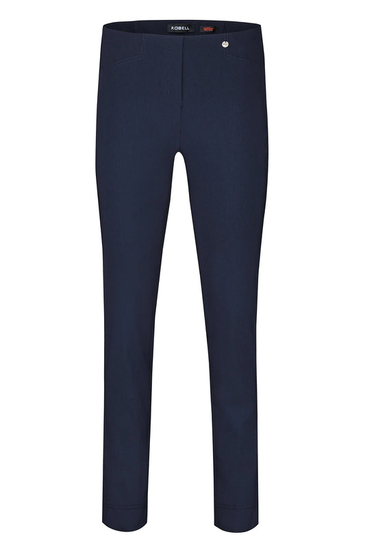 Robell Rose Full Length Trousers Navy 51673-5499-69
