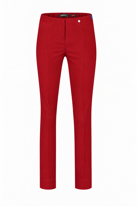 Robell Rose Full Length Trousers Red 51673-5499-440