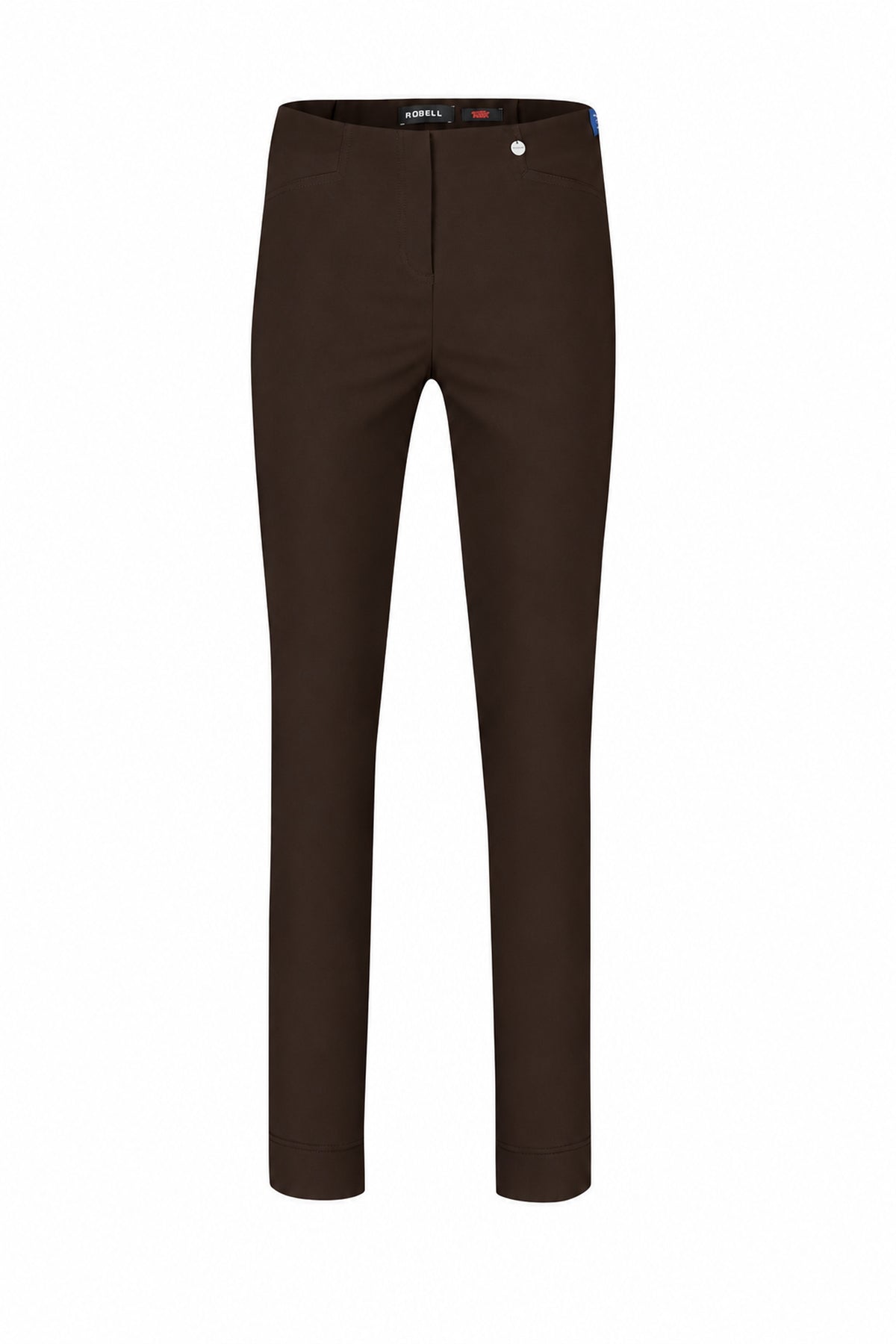 Robell Rose Full Length Trousers Dark Brown 51673-5499-39