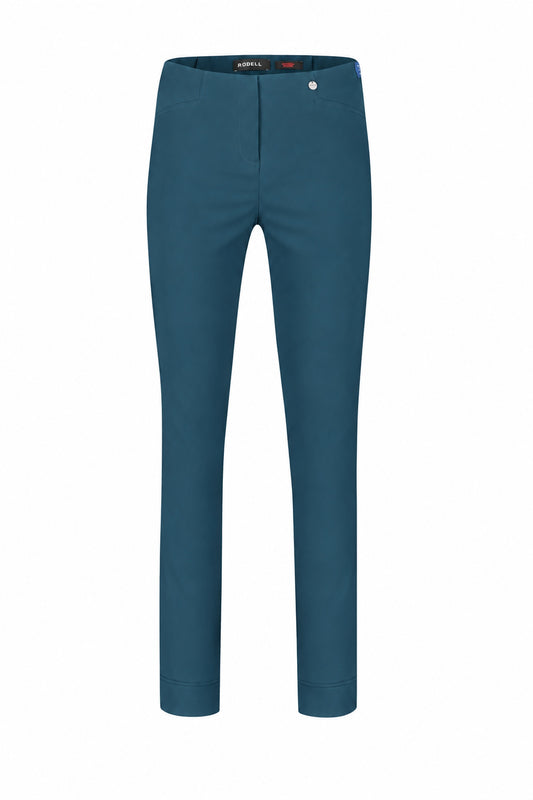 Robell Rose Full Length Trousers Petrol 51673-5499-75