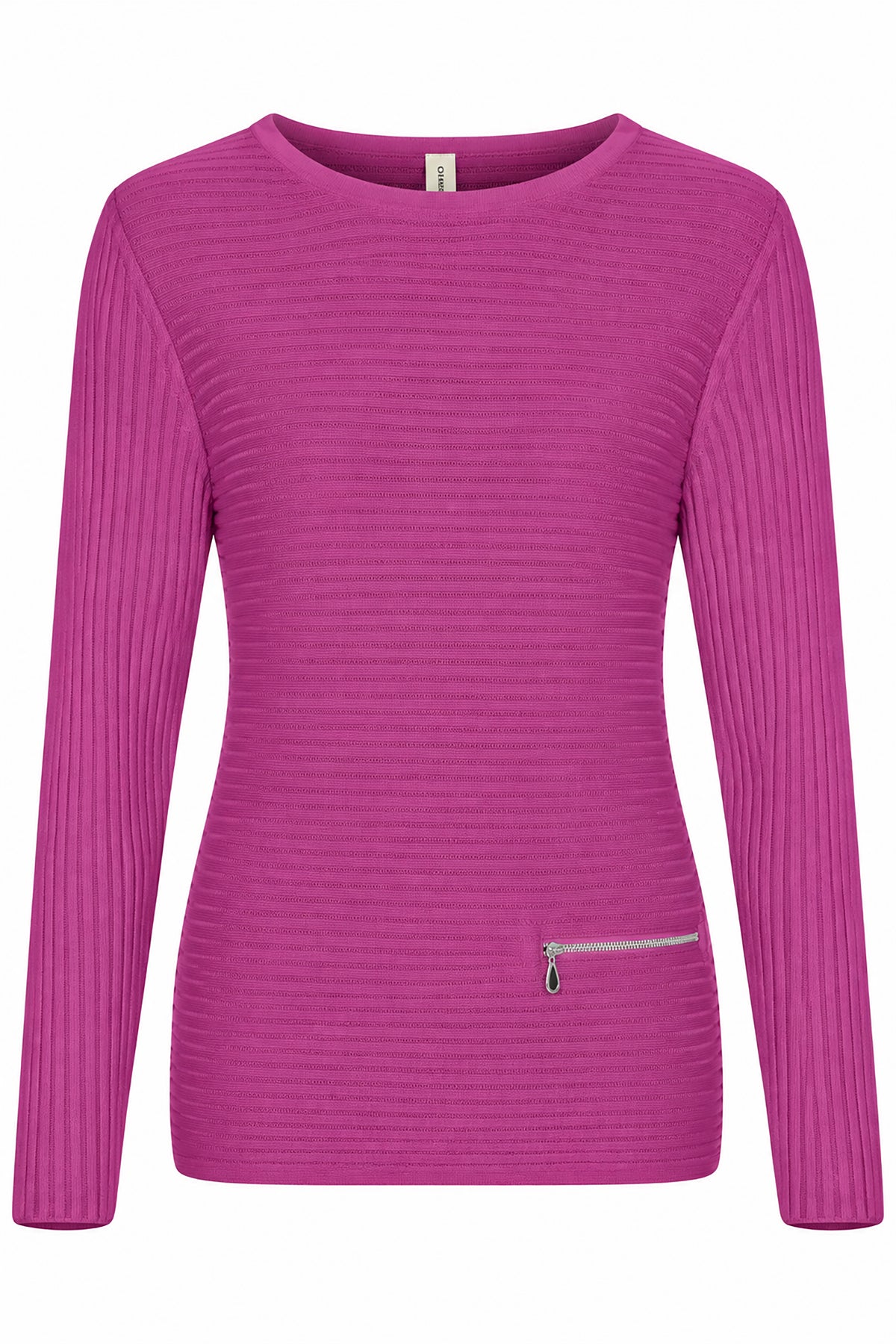 Skovhuus Organic Cotton Zip Detail Sweater Dewberry Lilac 5353-7024
