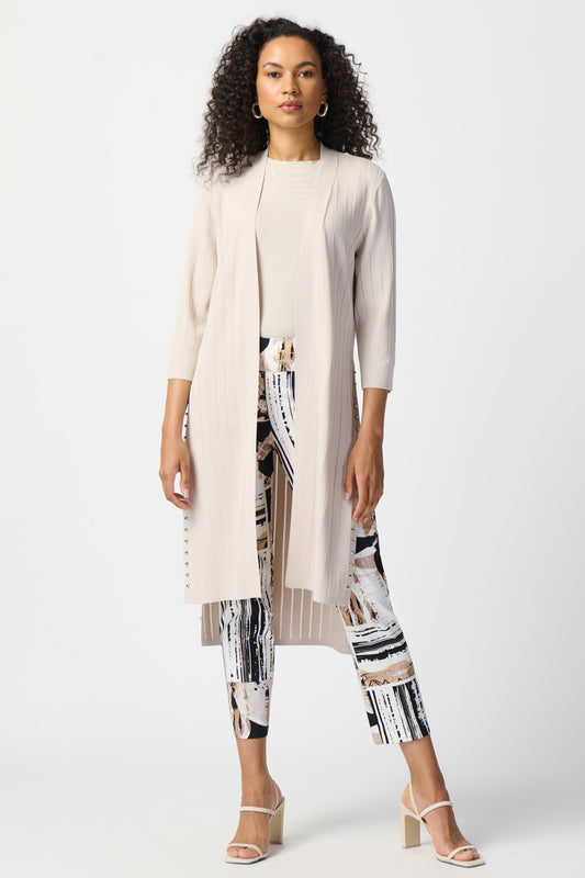 Joseph Ribkoff Studded Longline Cardigan Moonstone 222929-3854