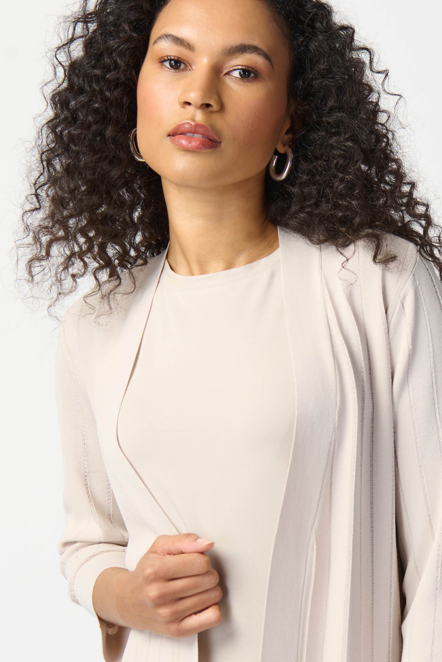 Joseph Ribkoff Studded Longline Cardigan Moonstone 222929-3854