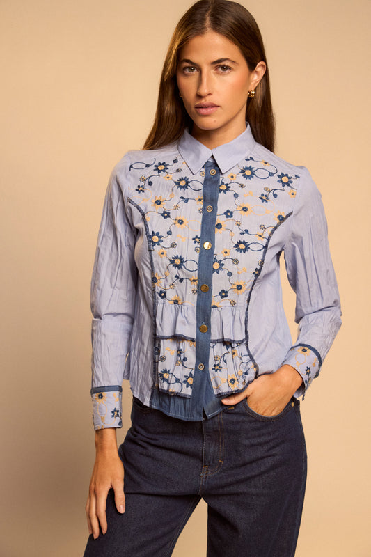 Tinta Amrita Shirt Blue
