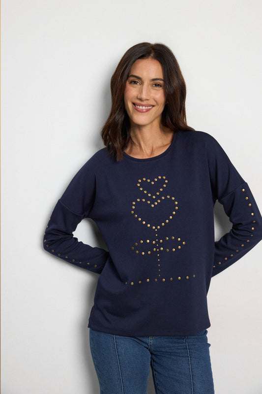 Tinta Fosca Top Navy