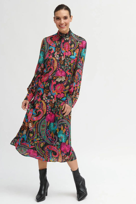 Tinta Inara Printed Dress Black/Multi