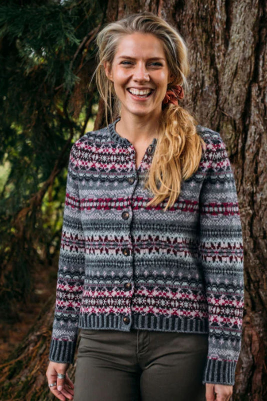 ERIBE Westray Fairisle Stripe Cardigan Toyko C4199