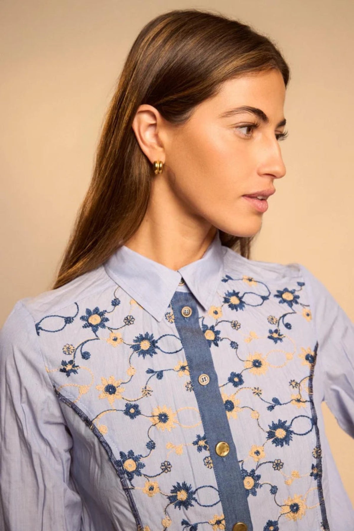 Tinta Amrita Shirt Blue